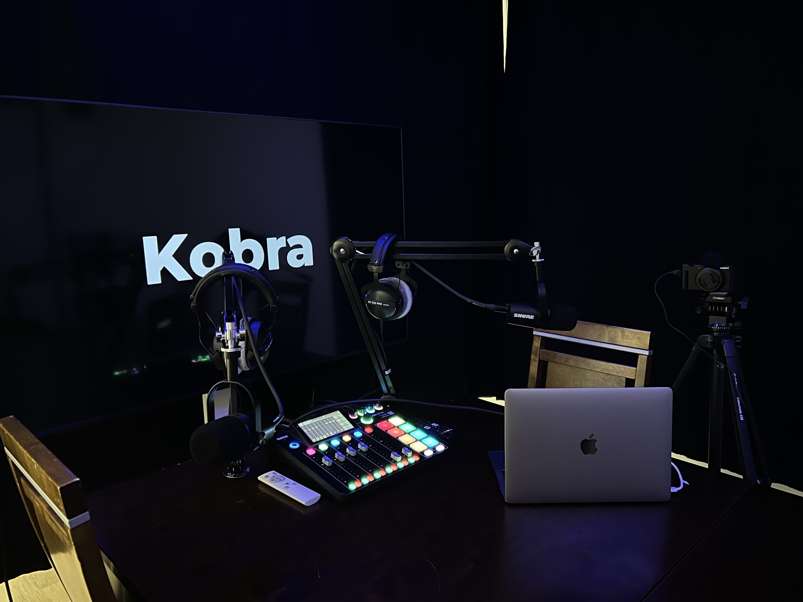 Podcast studio in Helsinki